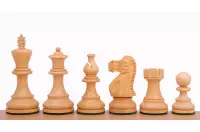 Figure di scacchi in legno intagliato American Classic da 3,75 pollici