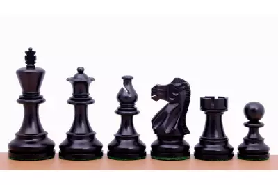Figure di scacchi in legno intagliato American Classic da 3,5 pollici