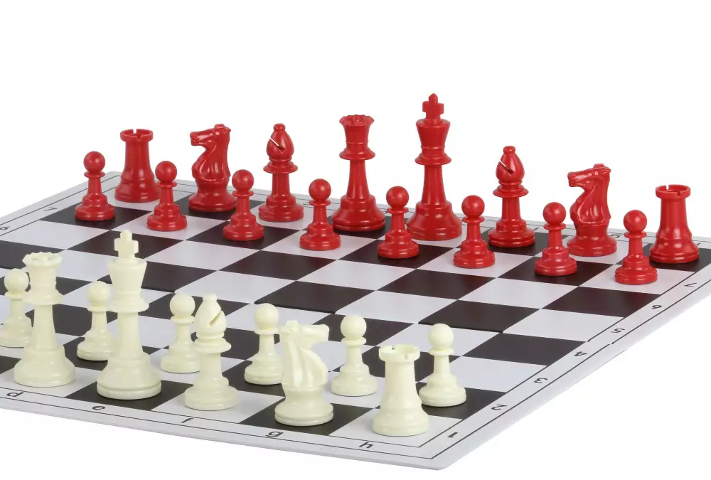 Pezzi di scacchi rossi n. 6