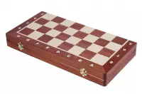 Set di scacchi da torneo n. 6 intarsiato (53x53 cm)