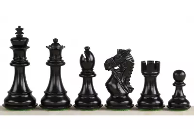 Figure di scacchi in ebano della sposa del re 3,75