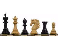 Adios 4" figure di scacchi in ebano/faggio