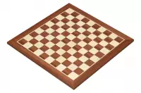 Tavola di legno a due facce - dama 64 campi + 100 campi (intarsio)