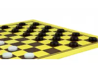 Scacchiera da torneo in cartone (47x47cm), giallo-marrone, superficie opaca e lavabile
