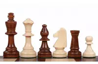 Set di scacchi da torneo n. 5 - scacchiera 50 mm + figure Sunrise Staunton 90 mm