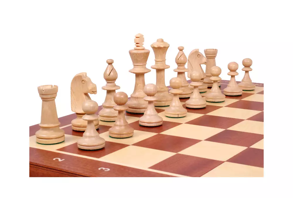 Set di scacchi da torneo n. 5 Inarsia (48x48cm)