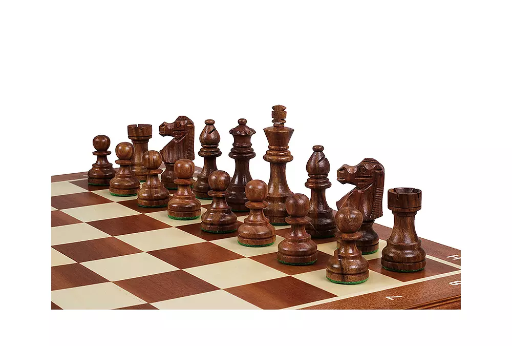 Torneo di scacchi francese Staunton Acacia n. 4