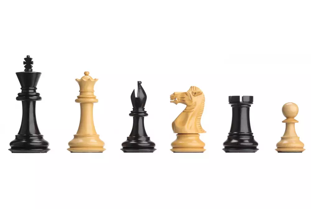 Figure di scacchi DGT in ebano per scacchiere elettroniche - pesate