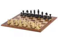 Set di scacchi senza tempo - scacchiera (campo 50 mm), figure (re 90 mm)