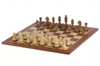 Set di scacchi da torneo n. 6 - scacchiera da 58 mm + figure di German Knight 3,75
