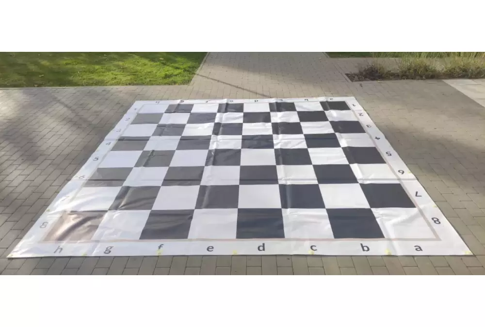 Scacchiera XXL per scacchi / dama all'aperto (campo 35 x 35 cm)