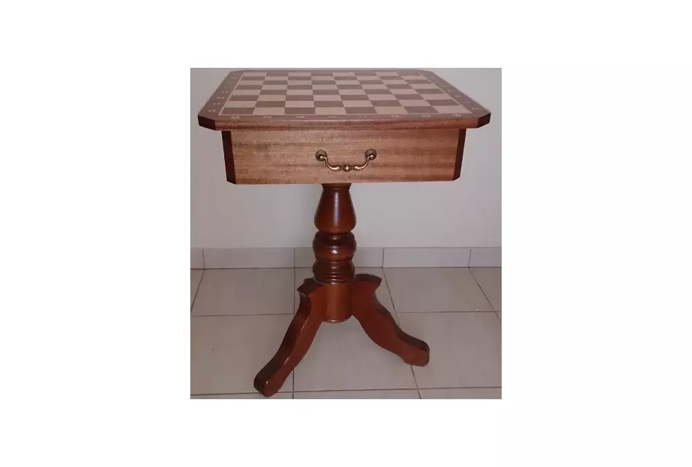 Tavolo da scacchi senza figure (altezza 75 cm)