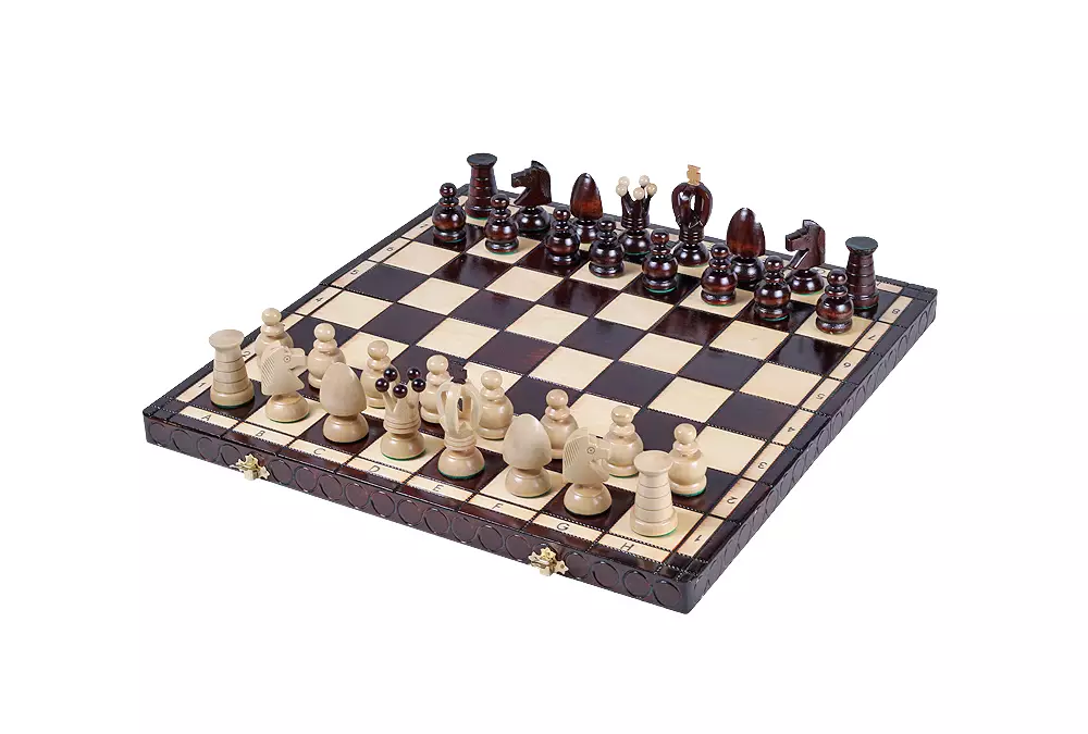set di scacchi del re grande nero