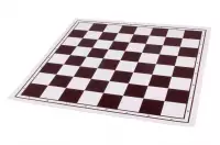 Scacchiera bifacciale: scacchi + 100 pedine da campo, bianche e marroni