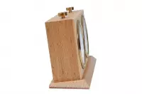 Orologio in legno BHB con supporto - grande e luminoso