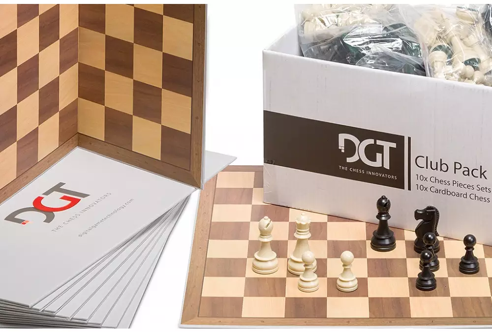 DGT CLUB PACK (10 x set: figure + scacchiere)