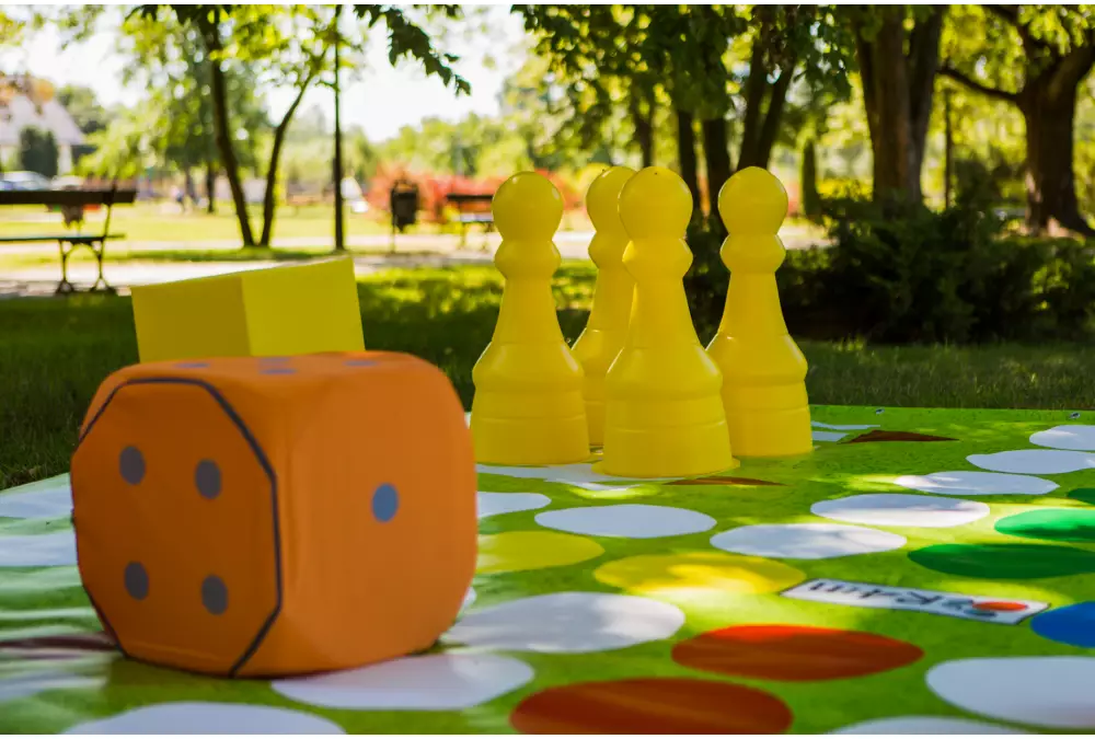 Tavolo da gioco cinese da esterno/giardino (4x4m)