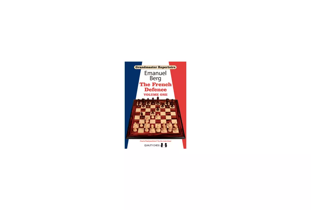 Repertorio Grandmaster 14 - La difesa francese Volume 1 di Emanuel Berg (copertina morbida)