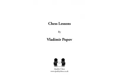 Lezioni di scacchi di Vladimir Popov (copertina morbida)